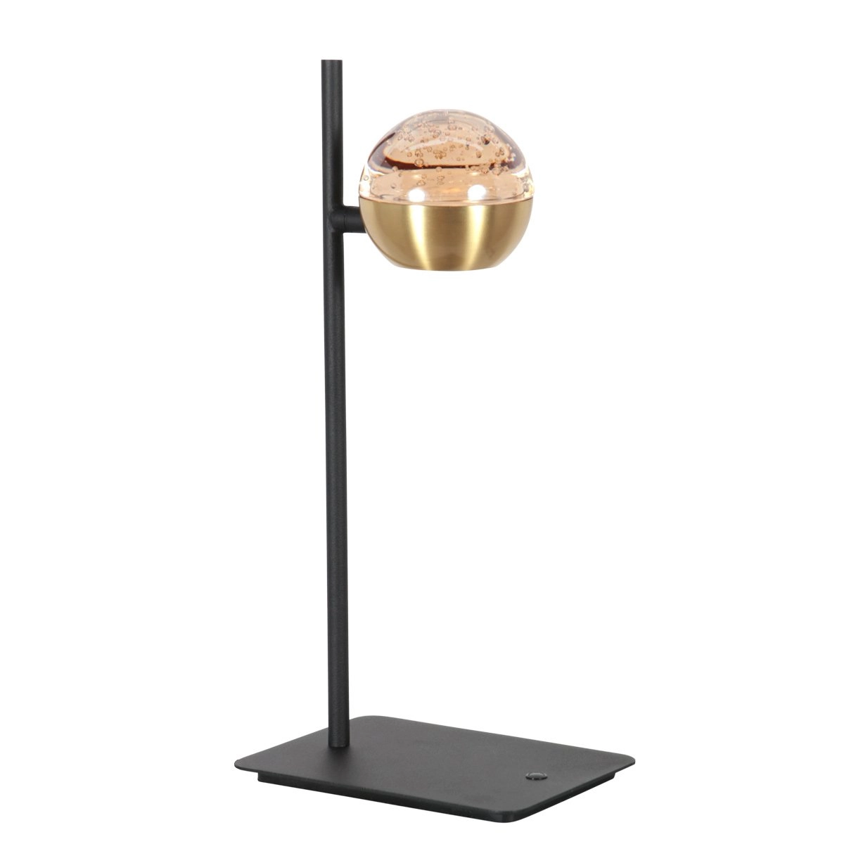 LED-Schreibtischlampe Belluno Messing mit Schwarz – dimmbar Steinhauer 8712746183955