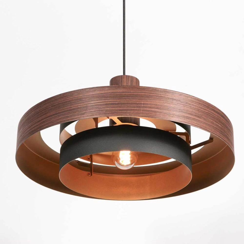 Pendelleuchte Flinter Holzoptik Steinhauer 8712746177725