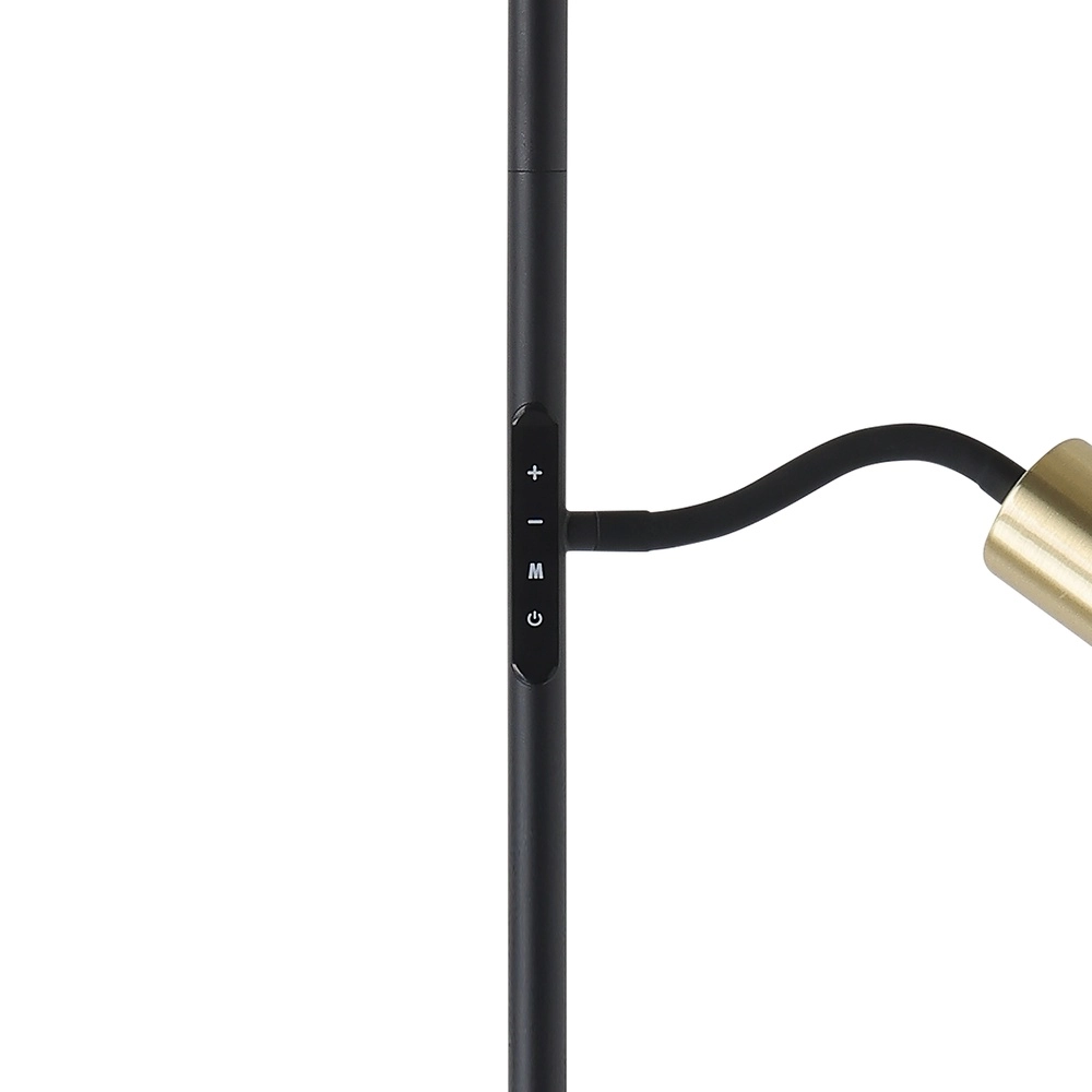 Stehlampe Conivarino Gold mit Schwarz Eglo 9008606356591