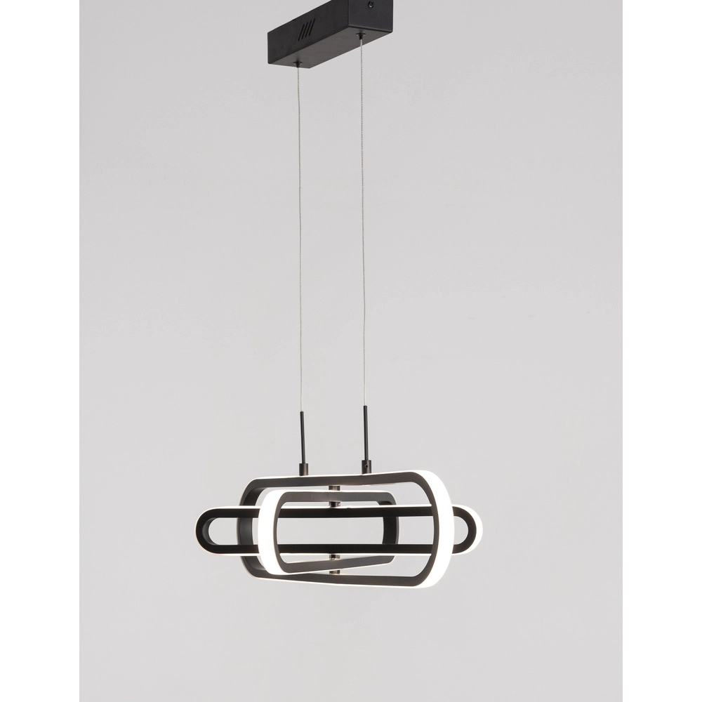 Design-Pendelleuchte Arte Schwarzes Oval Lyora 5212017426000