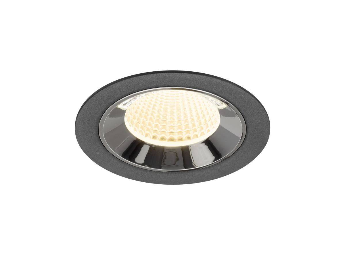 Einbau-Strahler Numinos M schwarz/chrom 3000K - 40gr SLV 4024163311366