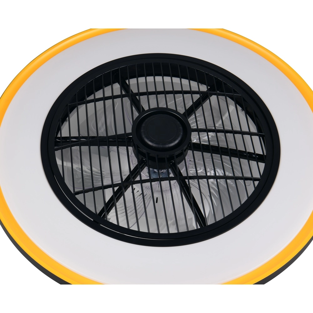 Deckenventilator Varpula Schwarz mit Gold Trio 4017807688597