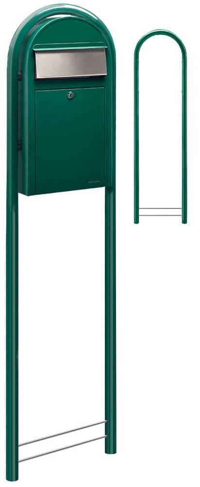 Briefkasten Grande S 6005 i Dunkelgrün Bobi 6417237037251