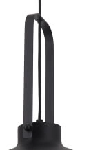 Schwarze Hängelampe Mendoza Ø 37,5 cm Artdelight 8719831735051