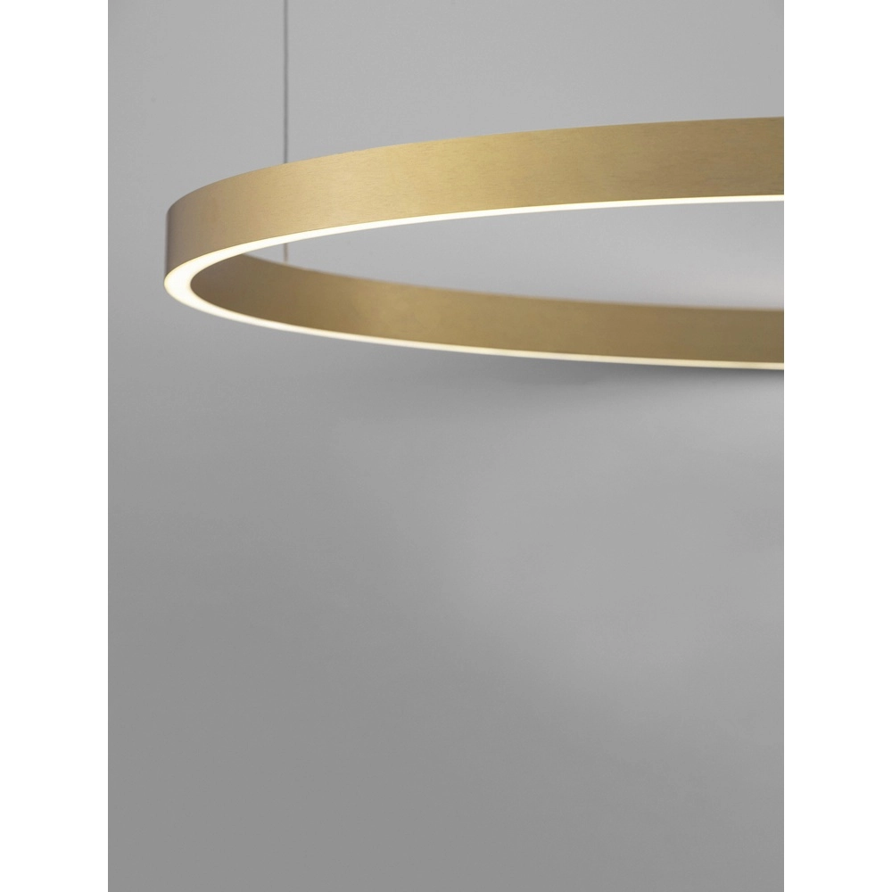 Goldene Pendelleuchte Elowen Ausführung Ø 98cm Lyora 5212017439147