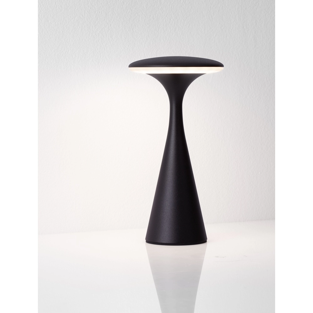Design-Tischleuchte Grigio schwarz Lyora 5212017479044