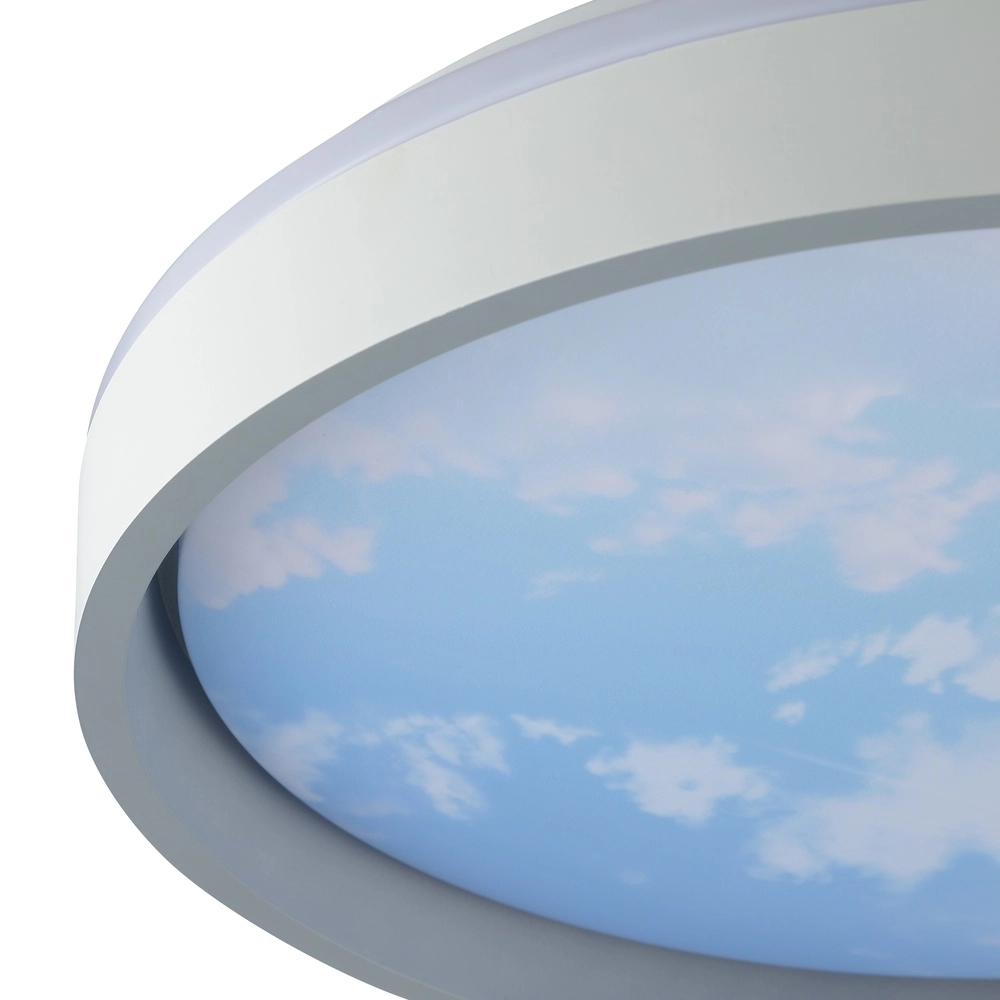 Deckenlicht Sky-Dream Weiß mit grauem Ø 39 cm Brilliant 4004353473982