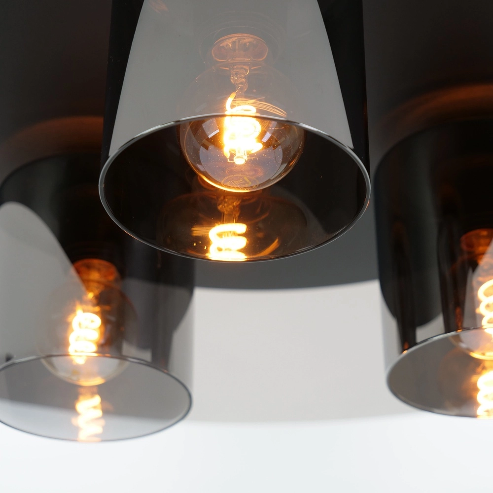 Deckenlampe Gorosiba 1 Ø 45cm – mit Rauchglas Eglo 9002759996314