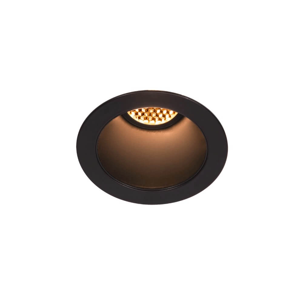 LED-Einbaustrahler Horn Schwarz - vertieft - 3000K SLV 4024163228176