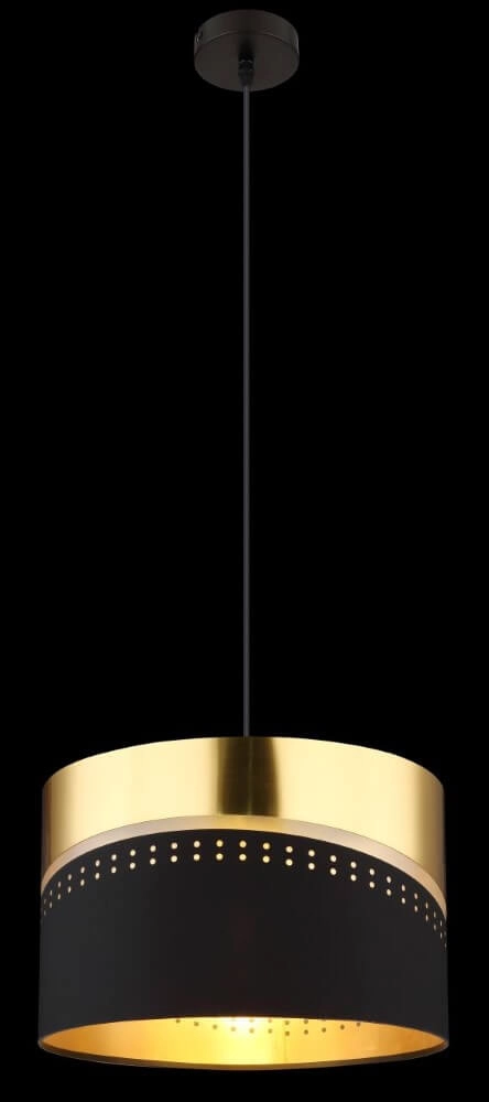 Hängelampe Or schwarz mit gold Globo 9007371458707