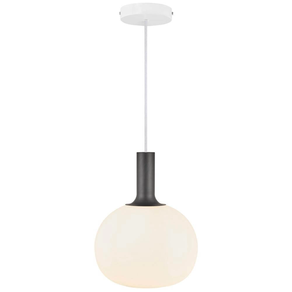Pendelleuchte aus Glas Alton Kugel Ø 25cm weiß Nordlux 5701581413887