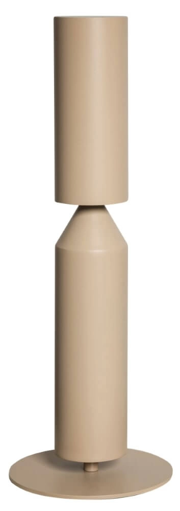 Cremefarbene Tischlampe Pencil Ø 8cm