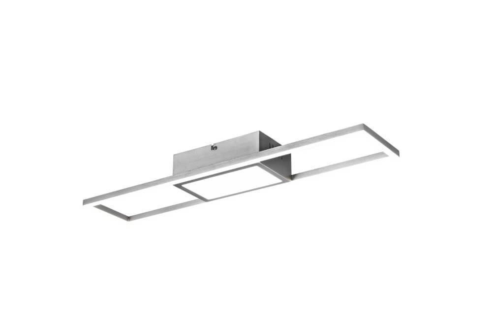 Edelstahl-LED-Deckenlampe Rigido Trio 4017807538830