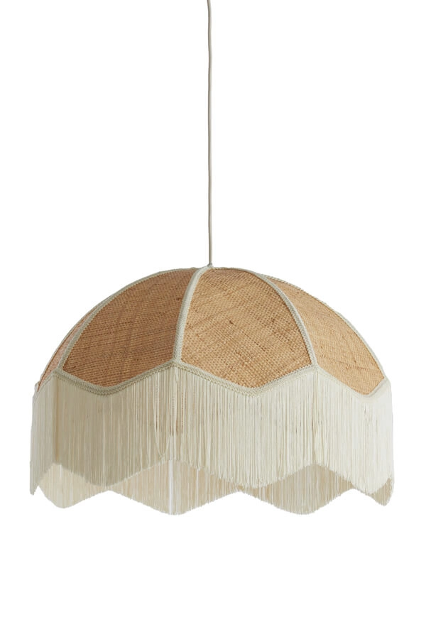 Cremefarbene Pendelleuchte Malacia Ø 60cm Light & Living 8717807761271
