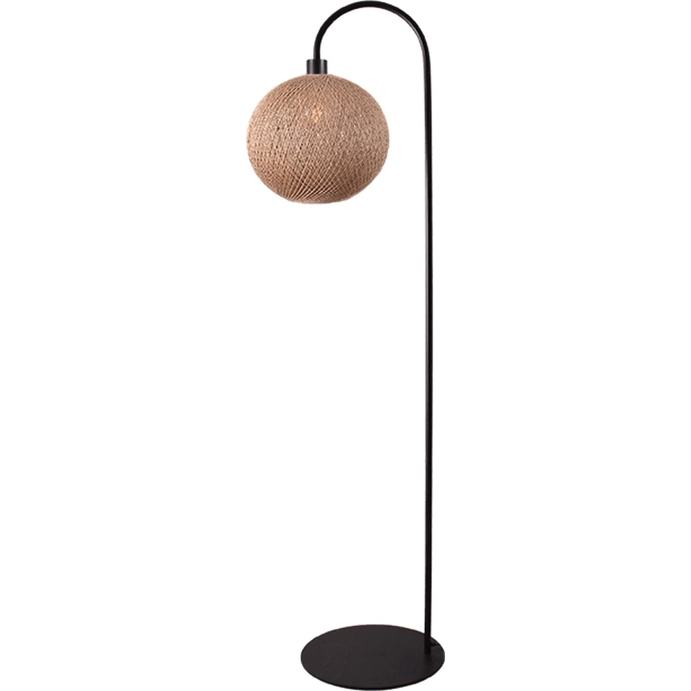 Stehlampe Corda Schwarz 186 x 40 cm