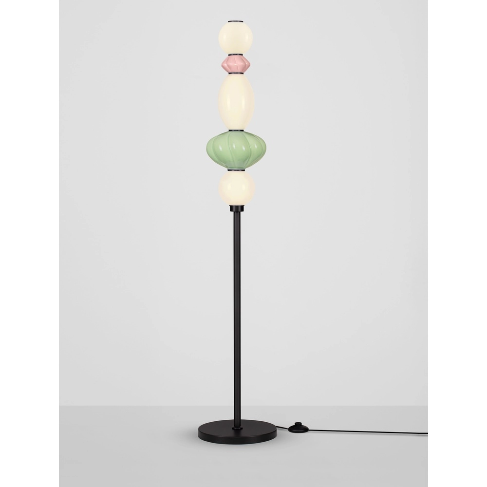 Stehlampe Oneta weiß - rosa - grün Lyora 5212017473967