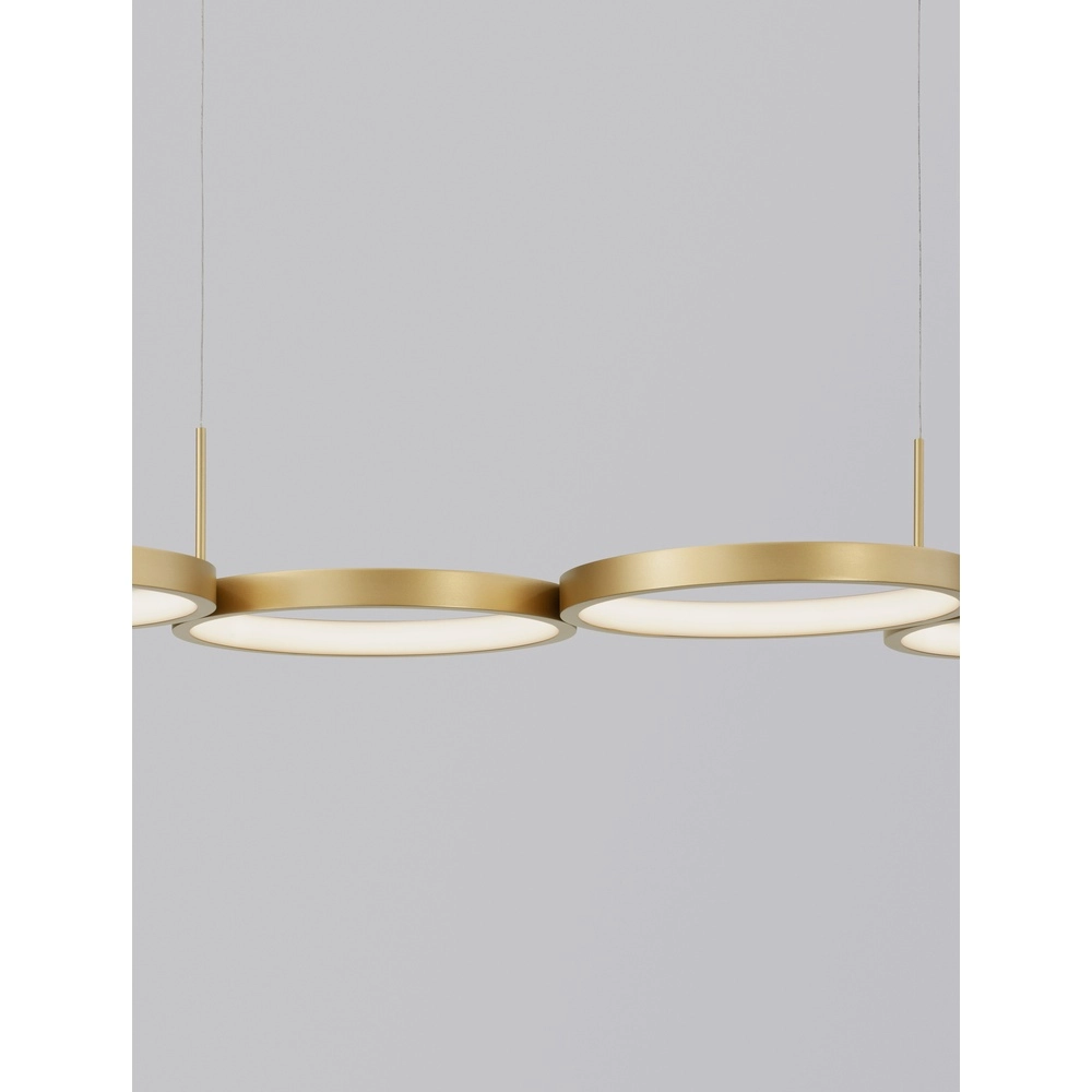 Moderne Pendelleuchte Magnus gold 84cm Lyora 5212017433190