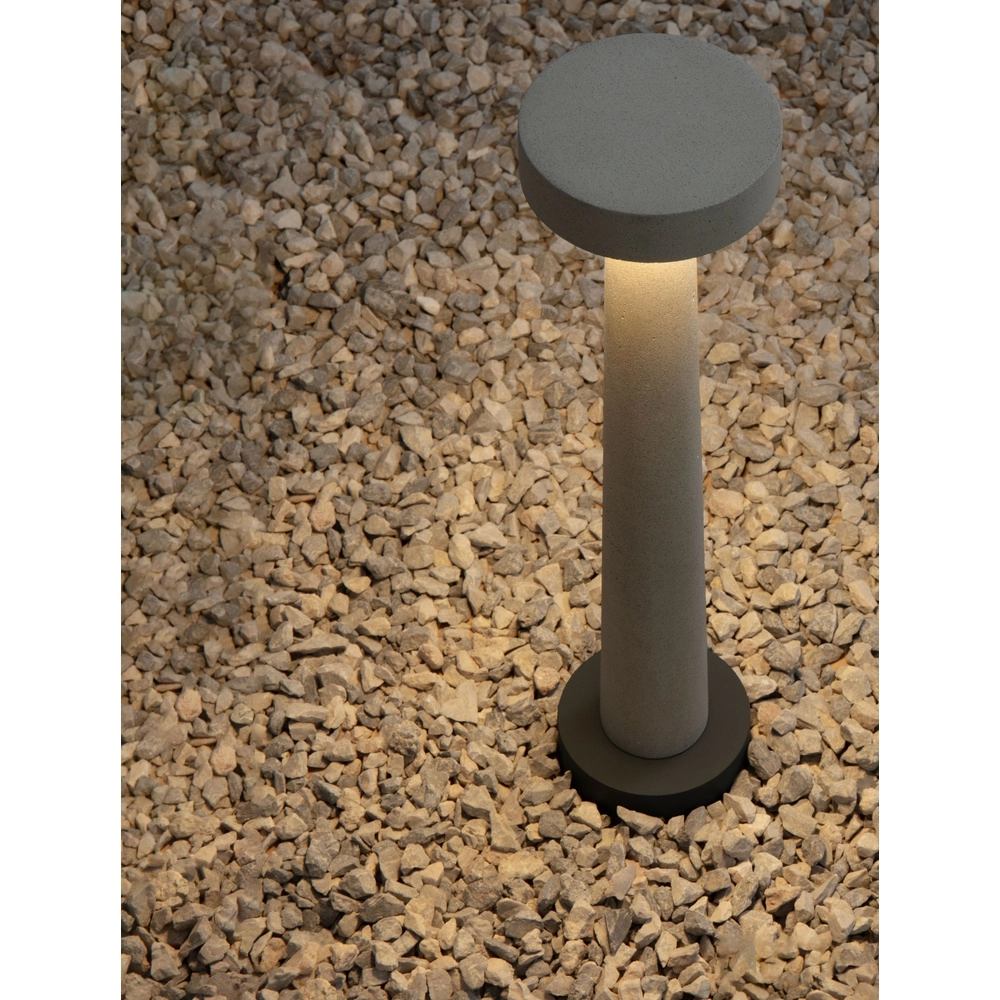 Gartenleuchte Cram sandbraun 50cm