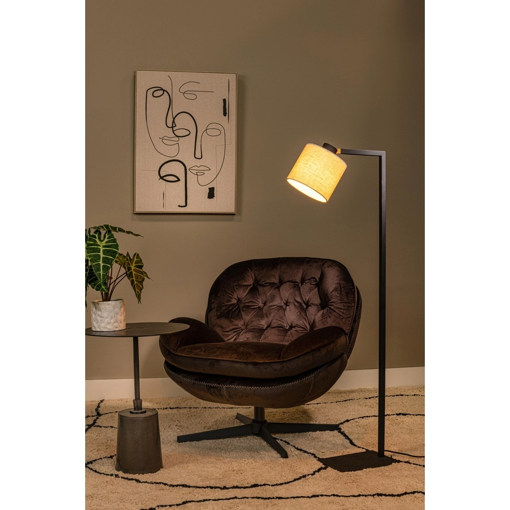 Stehlampe Lesley Schwarz Lucide 5411212032188