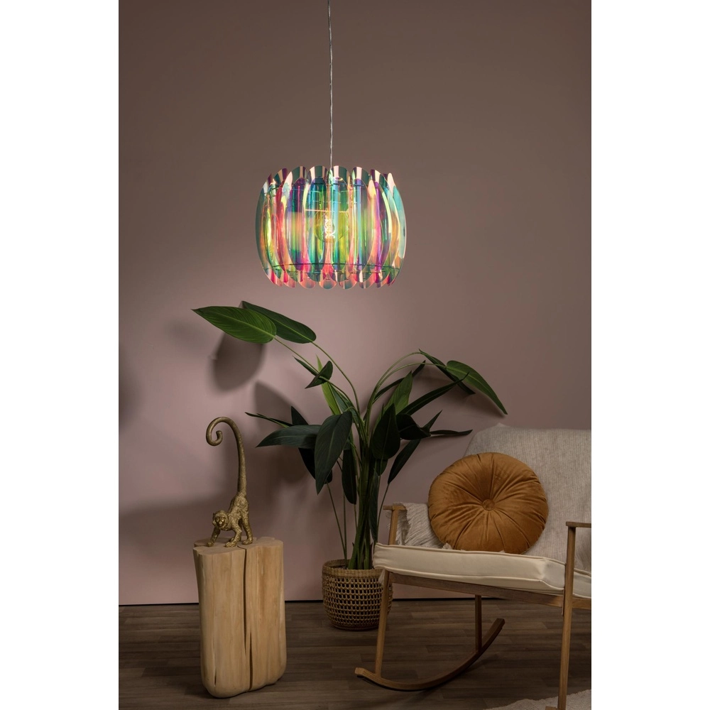 Farbige Pendellampe Glinstar Konstruktion Lucide 5411212345776