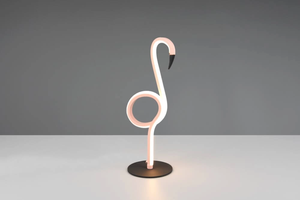 Rosafarbene Flamingo-LED-Tischlampe Ingo Trio 4017807613704