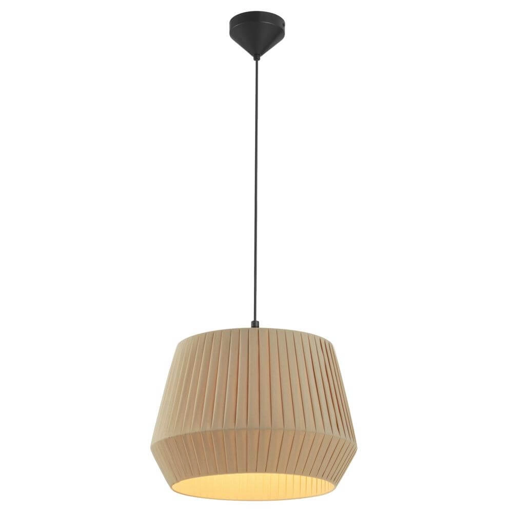 Einzigartige Pendelleuchte Dicte sandbraun Ø 40cm