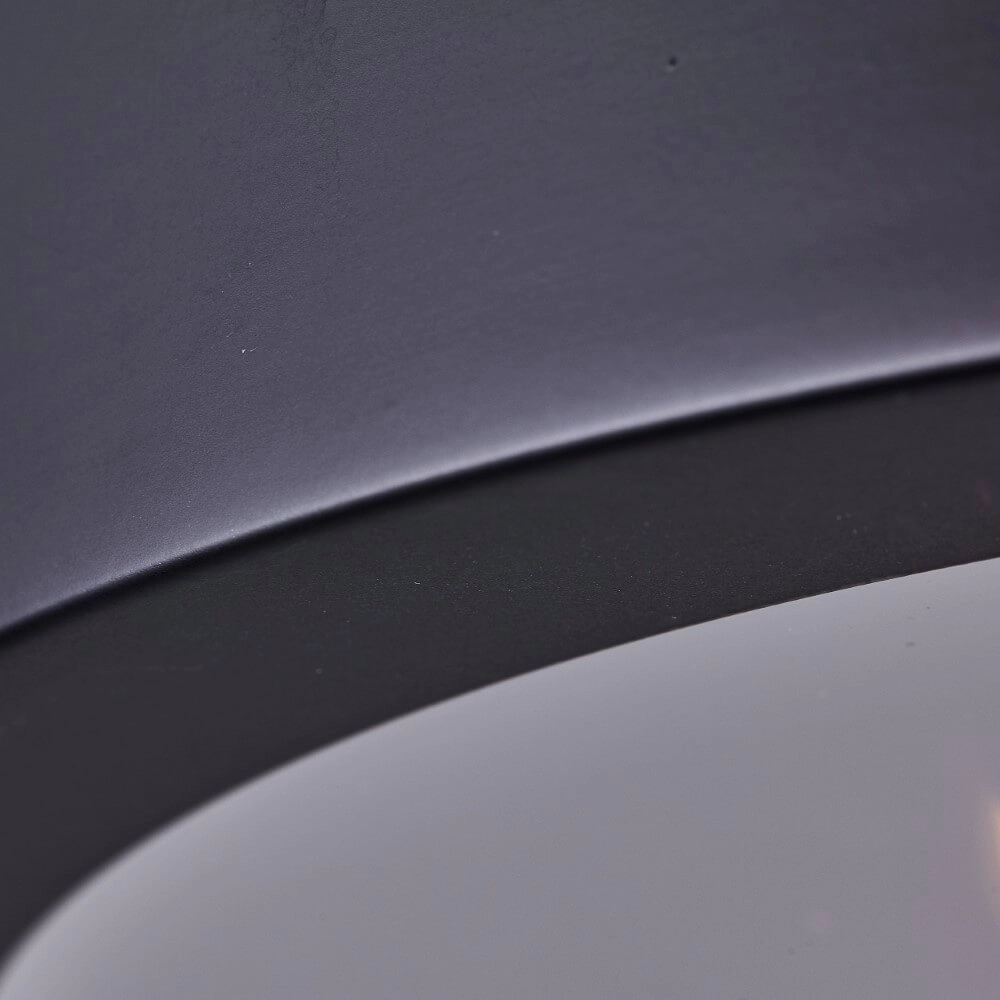 Schwarze Deckenlampe Sandros Ø 31cm mit Glas Brilliant 4004353409479