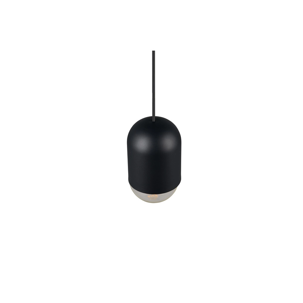 Einzigartige Pendelleuchte Nara schwarz Ø 10,5cm Trio 4017807661774
