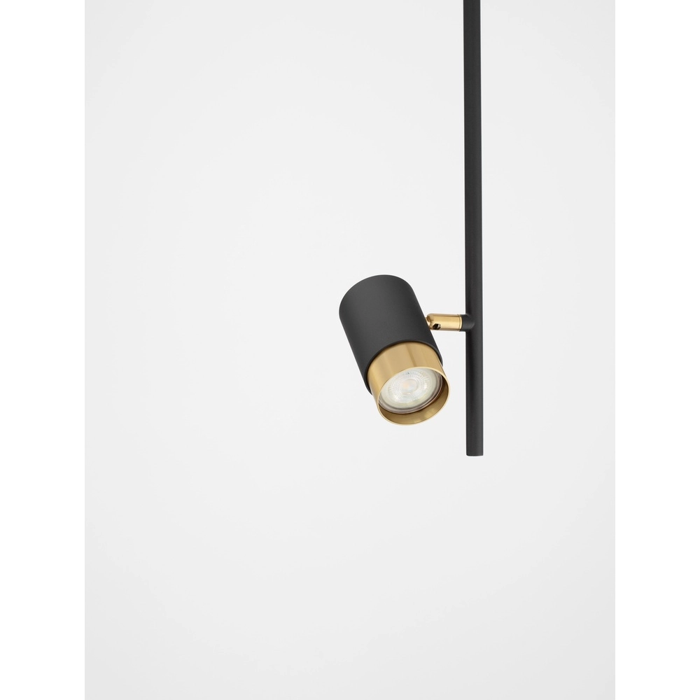 Deckenlampe Pongo Single schwarz mit gold Lyora 5212017441690