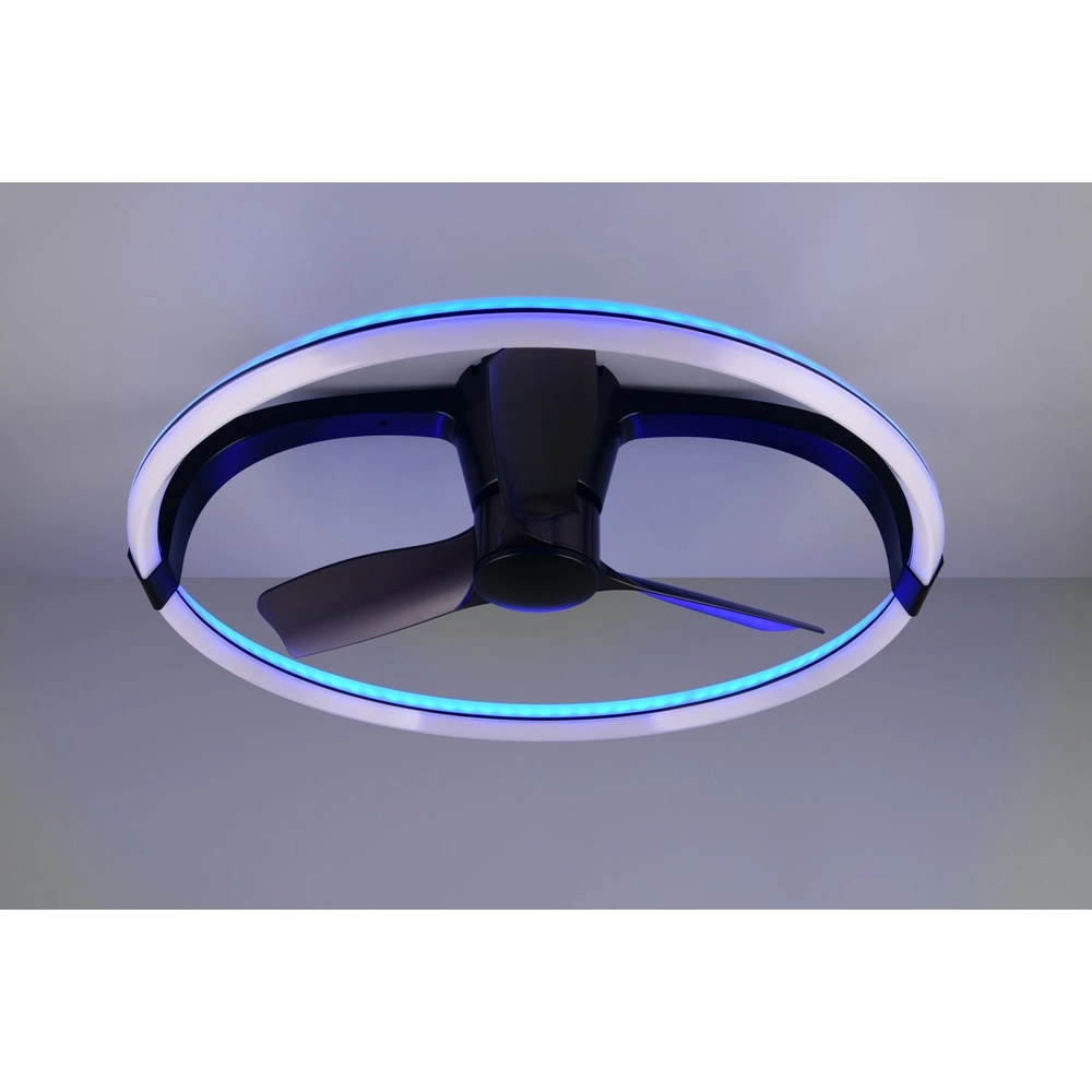 Smarthome-Lüfter Stockholm schwarze Ø 73,5 Tuya Trio 4017807693133