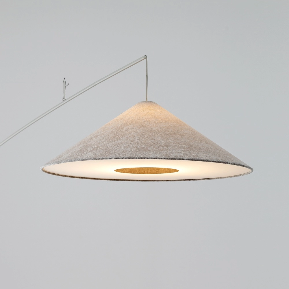 Stehlampe Poise sandbraun Ø 72 cm Lyora 5903139116862