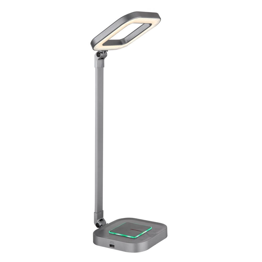 Schreibtischlampe Monaco grau Globo 9007371420391