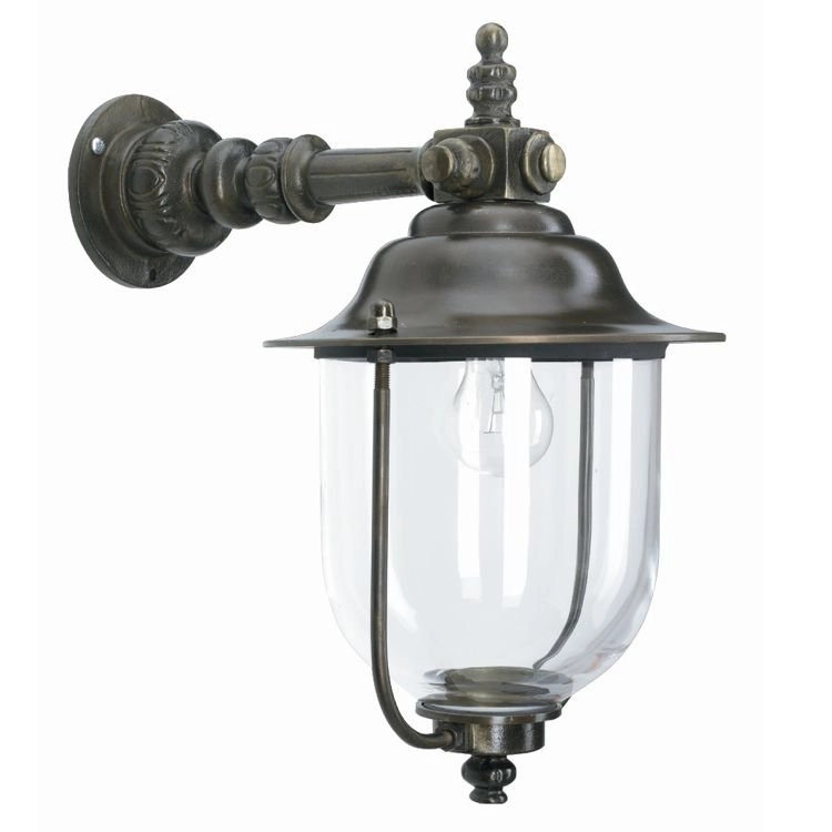 Ländliche Außenlampe Lindau 56 cm Bronzebraun KS 8714732142304