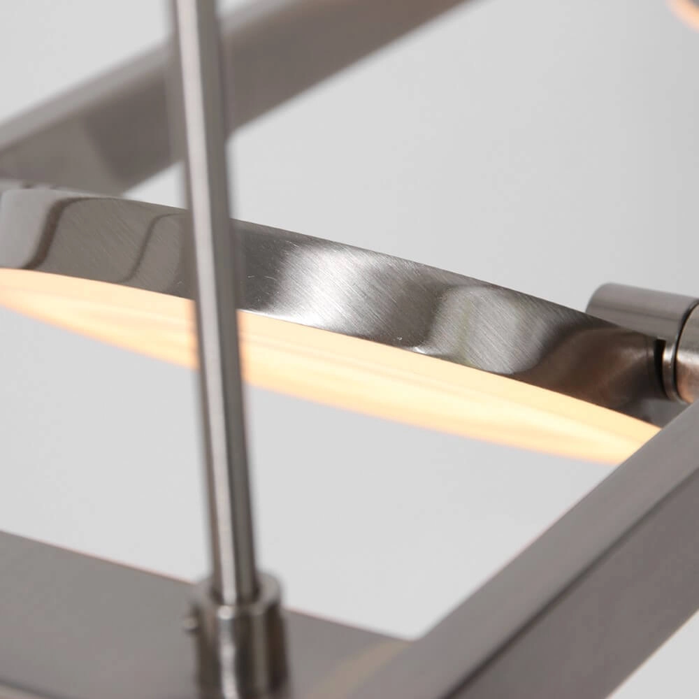 Flexible LED-Hängelampe Soleil Edelstahl Steinhauer 8712746167344