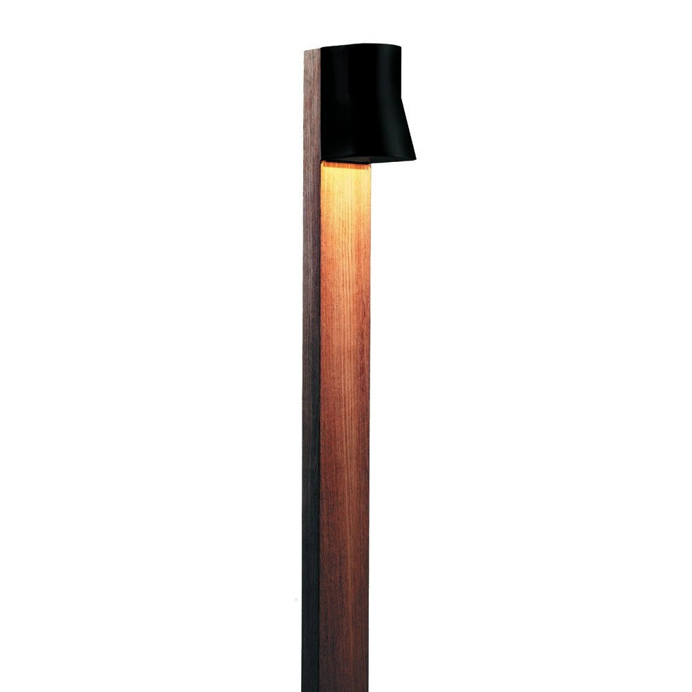 LED-Wegeleuchte Beacon Teak und schwarz