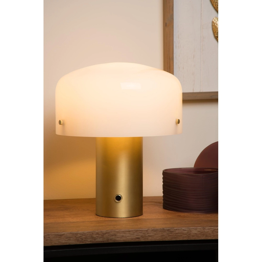 Tischlampe Timon 27 cm Gold Lucide 5411212051394