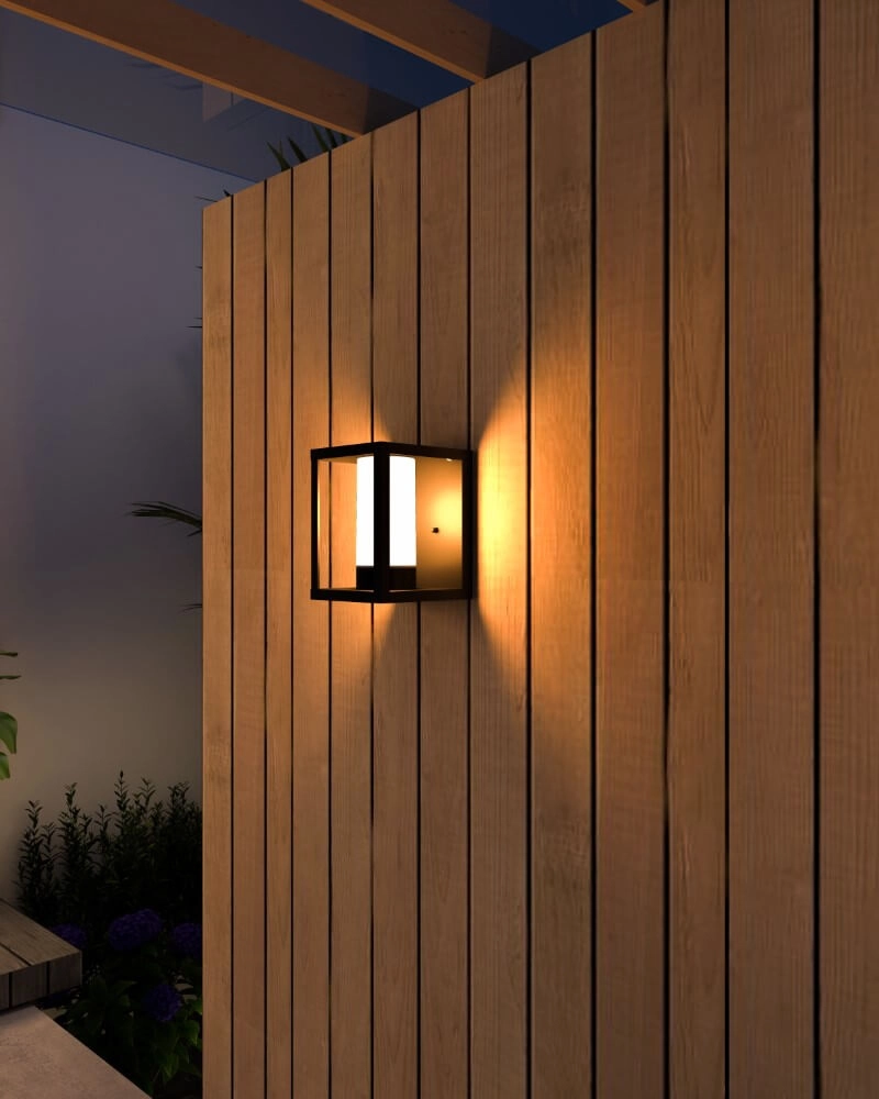 Intelligente Außenlampe Link Wall 21cm - schwarz Circle 8712879149576