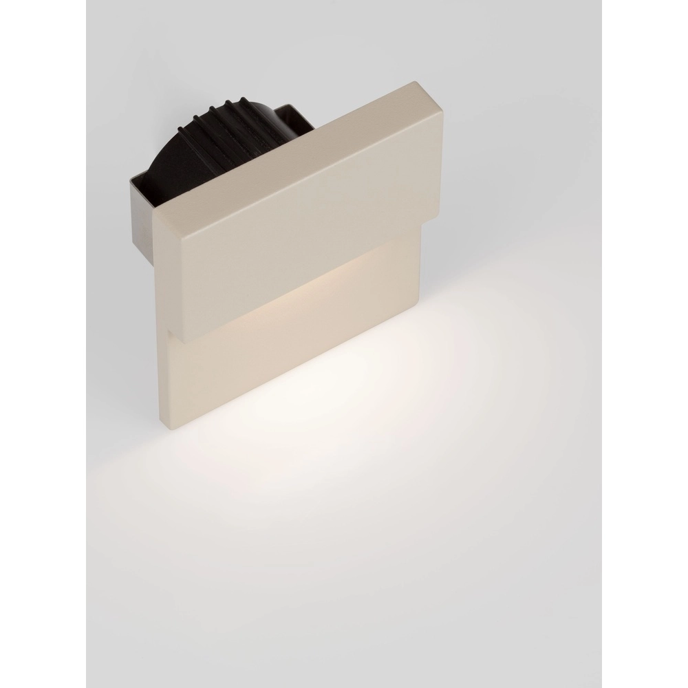 Einbauwandlampe Dan sandbraun 3000K Lyora 5212017497512