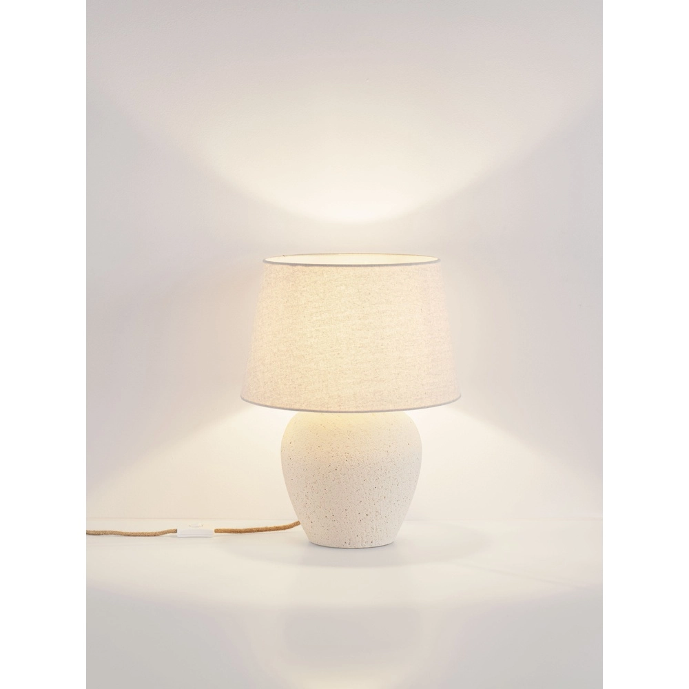 Japandi-Tischlampe Tero Beige Lyora 5212017494023