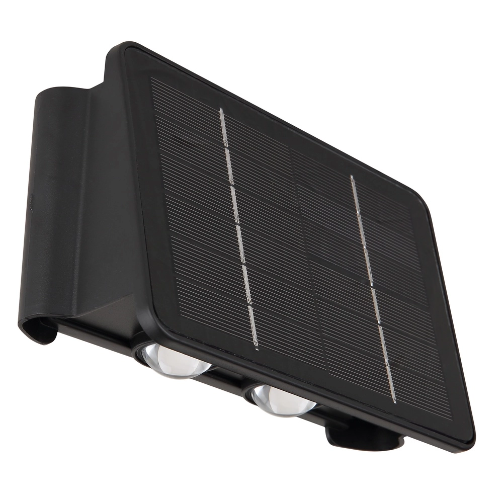 Solarwandlampe Lutron Schwarz Globo 9007371451012