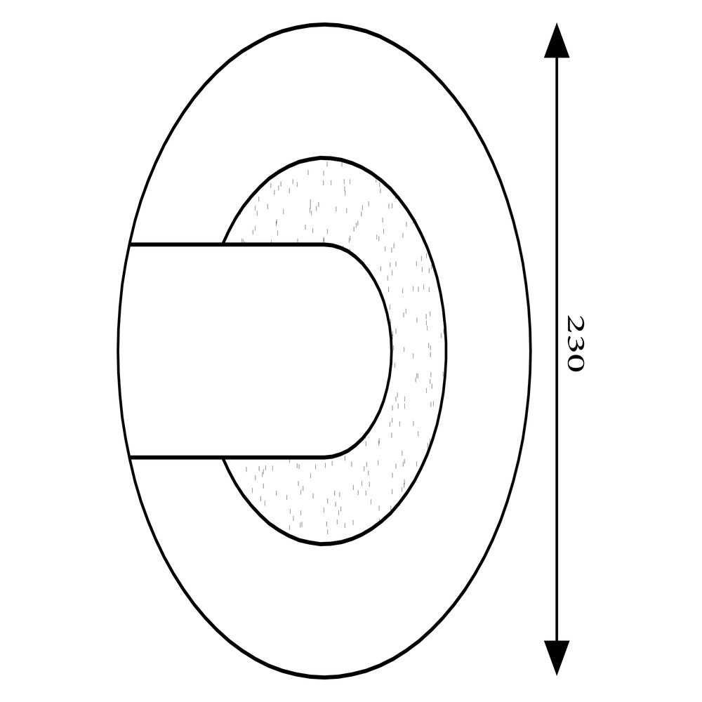 Wandleuchte Target Gold Searchlight 5053423302003