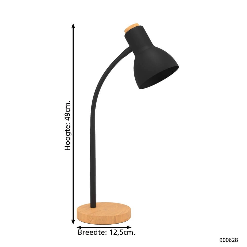 Ländliche Tischlampe Veradal-Qi mit Ladegerät Eglo 9008606245192