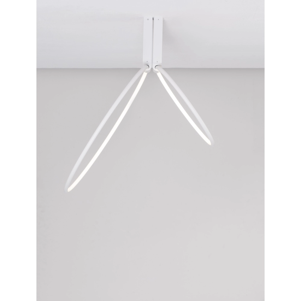 Design-Deckenleuchte Garve weiß Ø 40cm und Ø 60cm Lyora 5212017431844