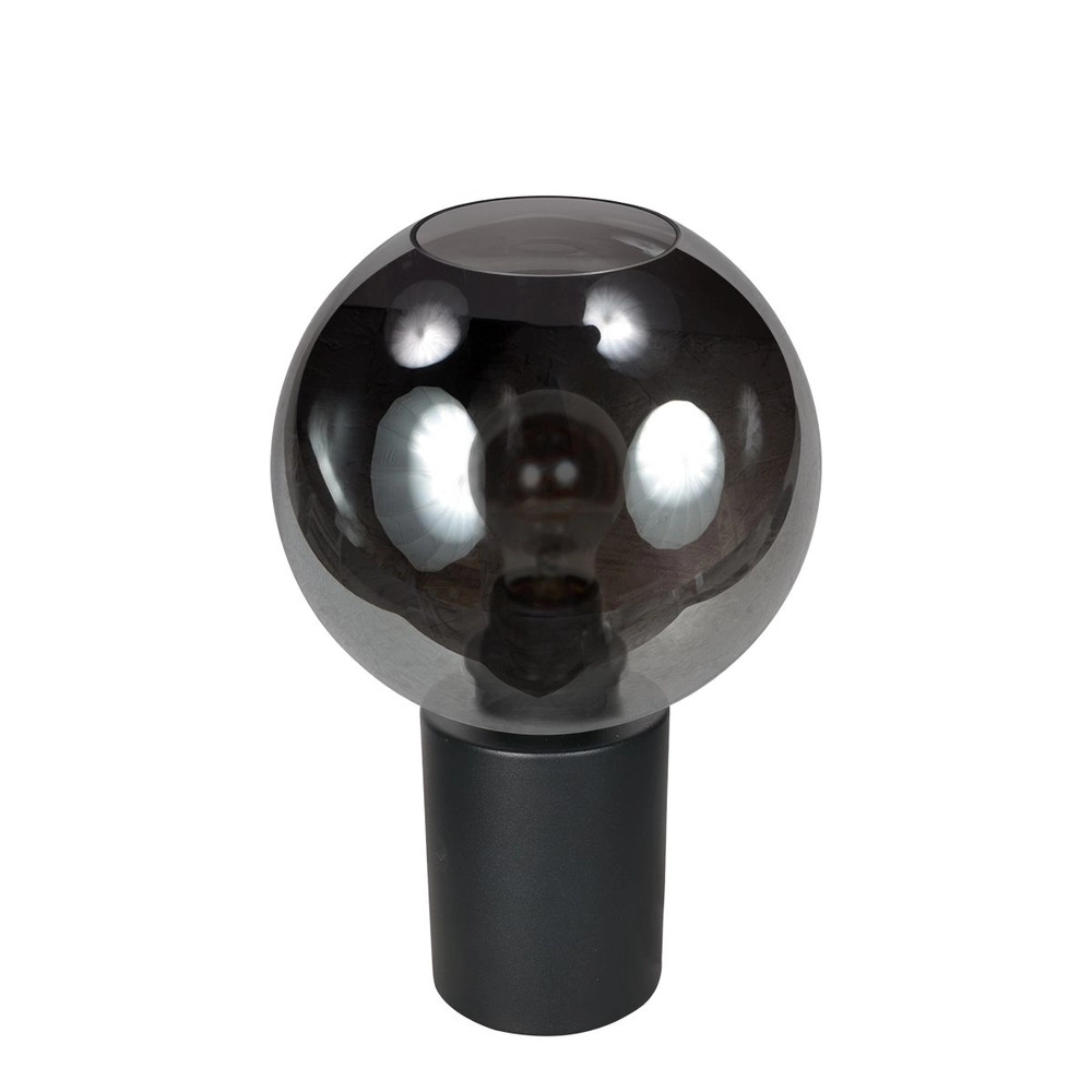 Tischlampe Bloeba Kugel Rauchglas Ø 20cm