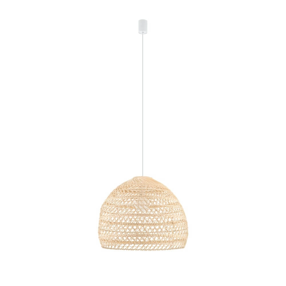Rattan Pendelleuchte Boho M Ø 43cm