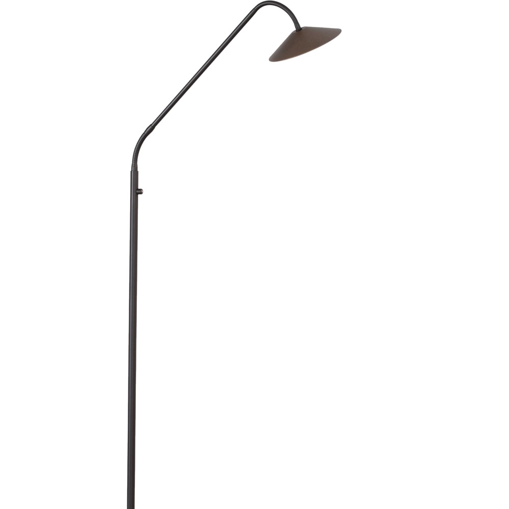 Bodenleselampe Ceppo Schwarz mit Kakaobraun Masterlight 8718121348063