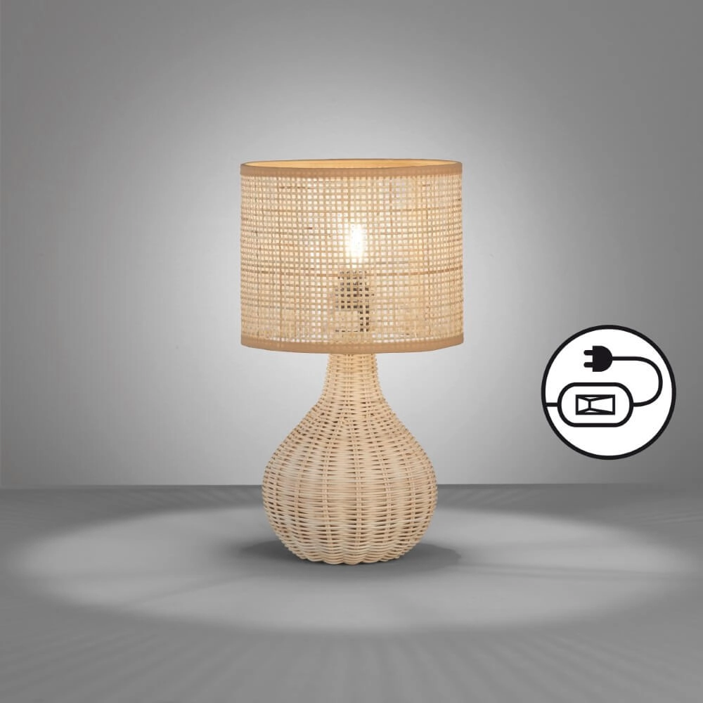 Tischlampe Nature Ø 20cm Fischer & Honsel 4003694507332