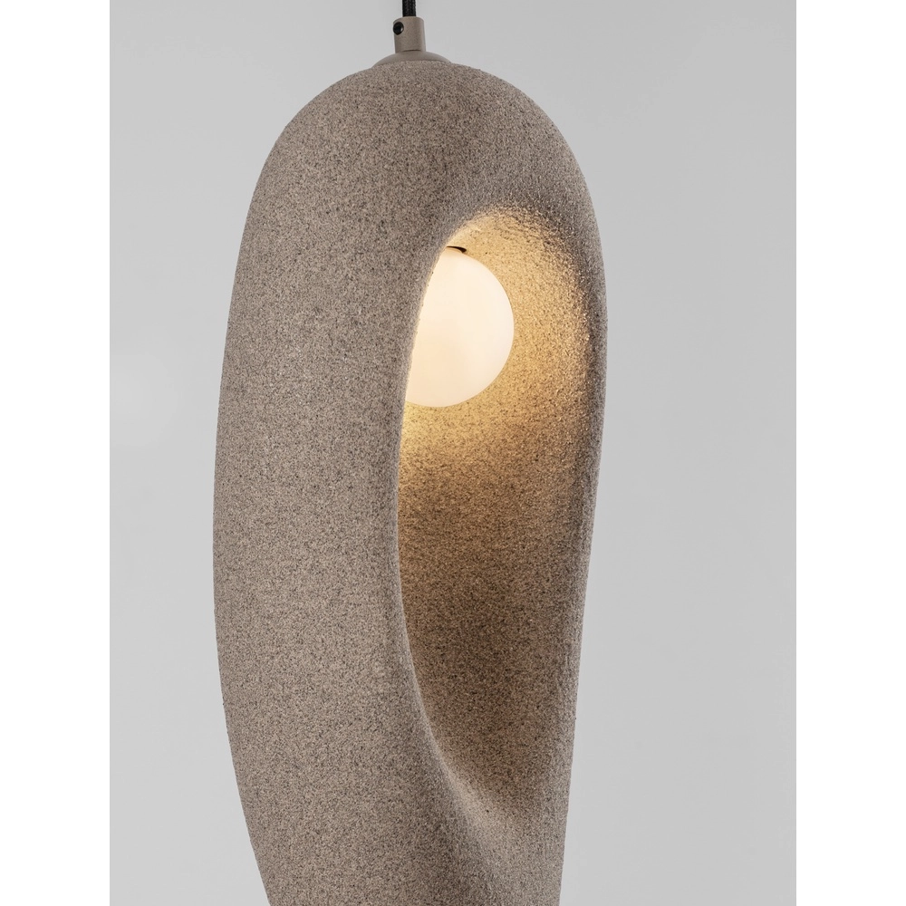 Natürliche Pendelleuchte Tempus braun 48cm Lyora 5212017476869