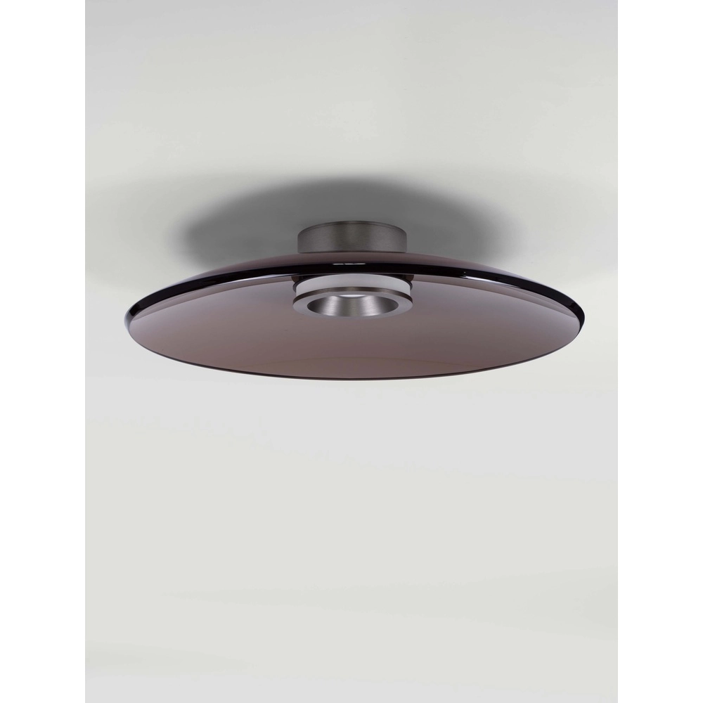Deckenlampe Esti braunes Glas Ø 50cm Lyora 5212017461834