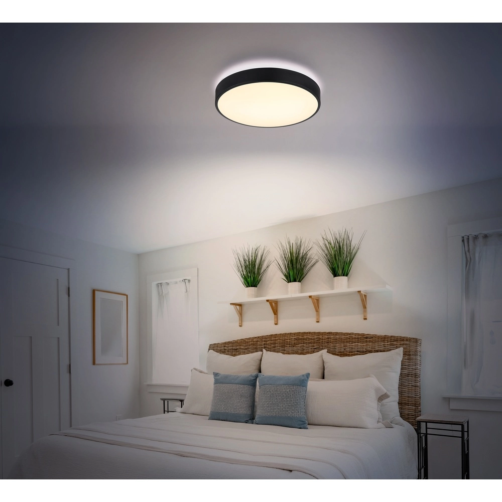 Design-Deckenlicht Nielsen schwarz Ø 37,8 cm Globo 9007371575671
